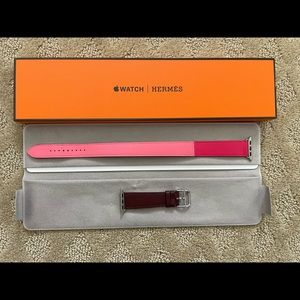 Apple Watch Hermes 40mm Double tour in Pink/Brown